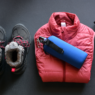Womerns Winter kit list - kit layed out