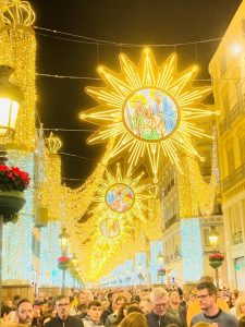 Malaga Andalucia World famous Christmas Lights